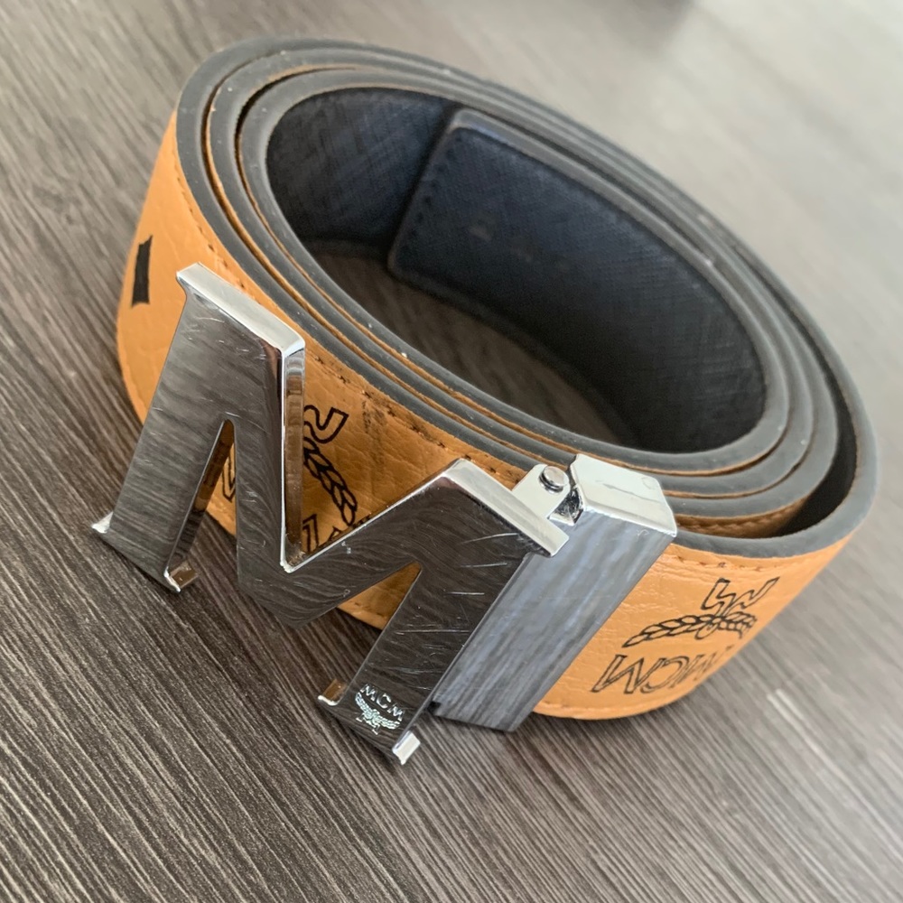 MCM cognac Belt  120cm